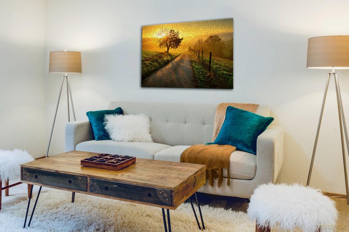 Ravensburger - Landscape In Morning Sun - 1000 p (12001445) [PUZZLE]