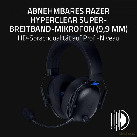 Razer - Blackshark V3 for Playstation - Black