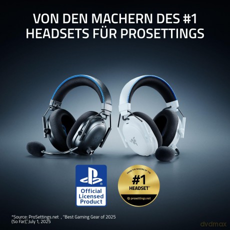 Razer - Blackshark V3 Pro for Playstation - Black