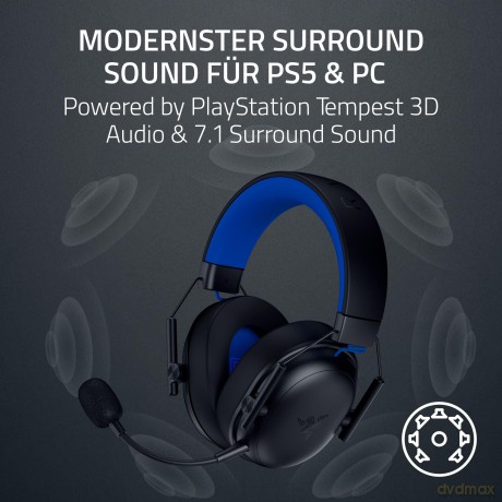 Razer - Blackshark V3 X Hyperspeed for Playstation - Black