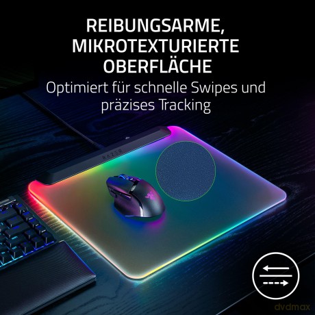 Razer - Firefly V2 Pro - LED backlit gaming mouse mat - Black