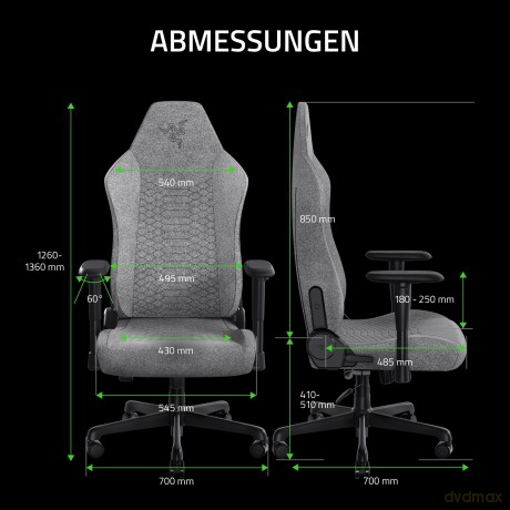 Razer - Iskur V2 X Light Grey Gaming Chair