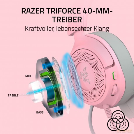 Razer - Kraken Kitty V3 X - Quartz