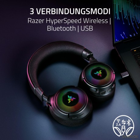 Razer - Kraken V4 - wireless gaming headset - Black
