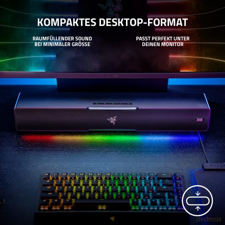 Razer - LEVIATHAN V2 - PC Gaming 7.1 surround Soundbar
