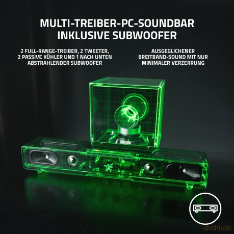 Razer - LEVIATHAN V2 - PC Gaming 7.1 surround Soundbar