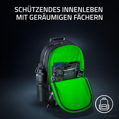 Razer Rogue 15 Backpack V3 - Water-Resistant Gaming Laptop Backpack