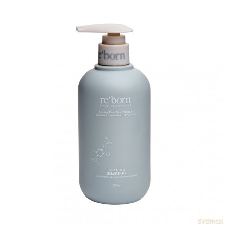 ReBorn - Healing Black Mud Shampoo - Black - 300 ml