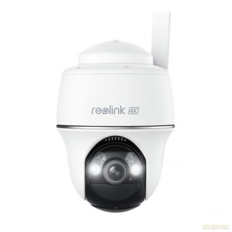 Reolink - Go PT Ultra (G440) 4K Outdoor Battery Camera 4G LTE PT - White