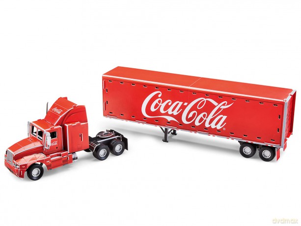 Revell - 3D Puzzle - Coca-Cola Truck LED (600152) [PUZZLE]