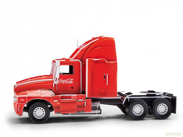 Revell - 3D Puzzle - Coca-Cola Truck LED (600152) [PUZZLE]