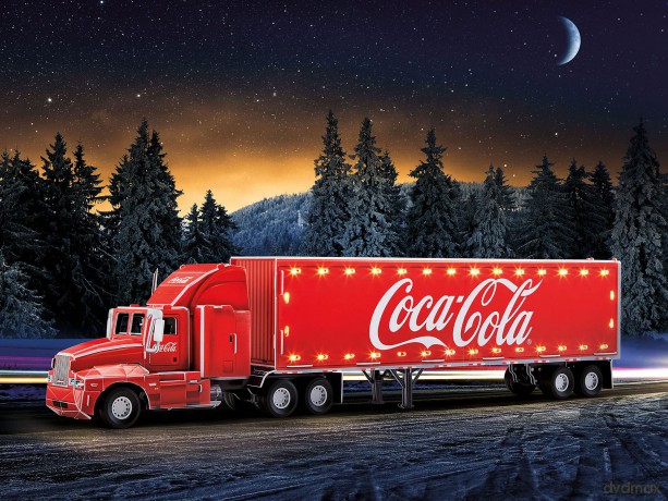 Revell - 3D Puzzle - Coca-Cola Truck LED (600152) [PUZZLE]