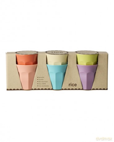 Rice - Melamine Cups - Glory Days Colors - Small - 160 ml