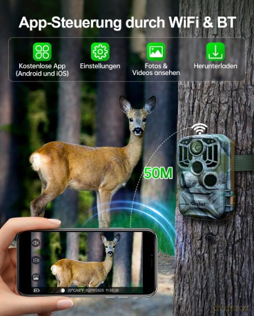Rollei - 4K WiFi wildlife camera D61T1AW