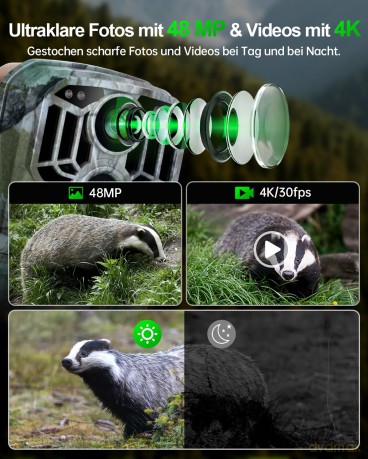Rollei - 4K WiFi wildlife camera D61T1AW