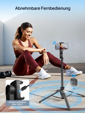 Rollei - Gimbal with AI Tracking - Easy Creator