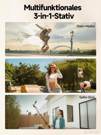Rollei - Quadpod with AI Tracking - Easy Creator