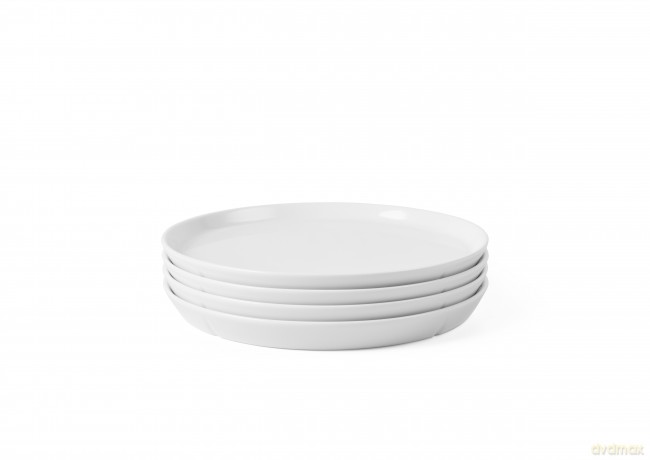 Rosendahl - GC Essentials Lunch Plate - White - 20.5 cm - 4 pcs.