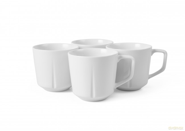 Rosendahl - GC Essentials Mug - White - 30 cl - 4 pcs.