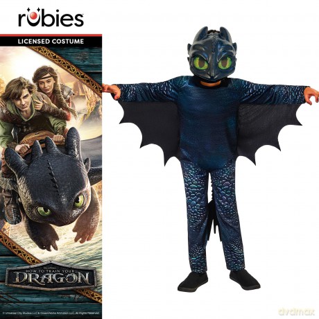 Rubies - Classic costume - Toothless (122-128 cm)