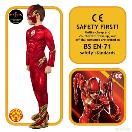 Rubies - DC Comics Costume - The Flash (110-116 cm)