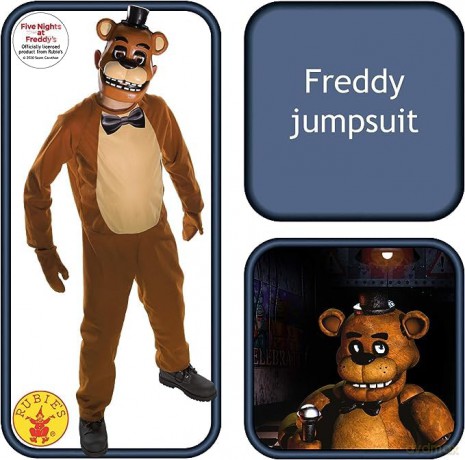 Rubies - Freddy Costume - (128 - 140 cm)