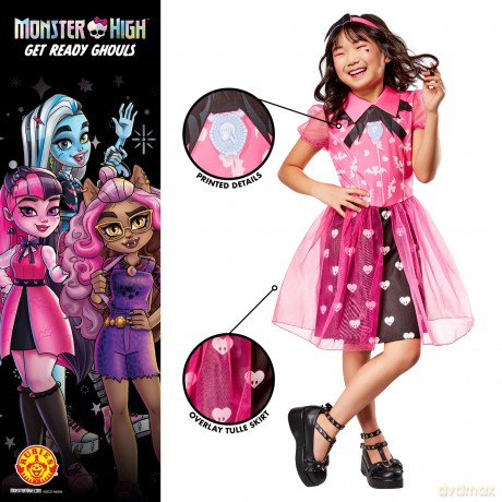 Rubies - Monster High Costume - Draculaura (122-128 cm)