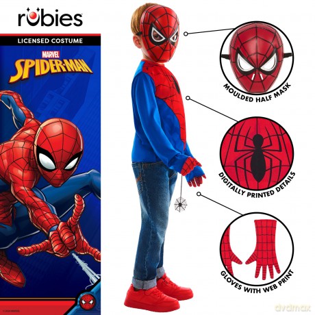 Rubies - Spiderman Dress Up Set (104 - 116 cm)