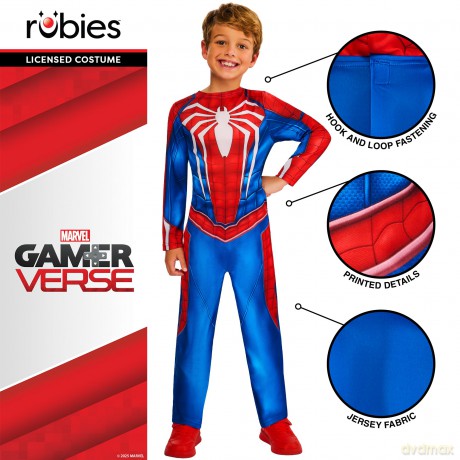 Rubies - Spiderman Gamervserse Jumpsuit - (110-116)