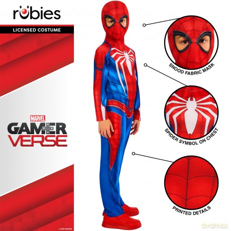 Rubies - Spiderman Gamervserse Jumpsuit - (110-116)