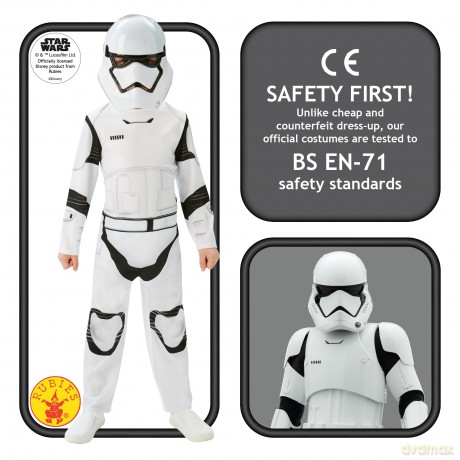 Rubies - Star Wars Costume - Stormtrooper (128 cm)