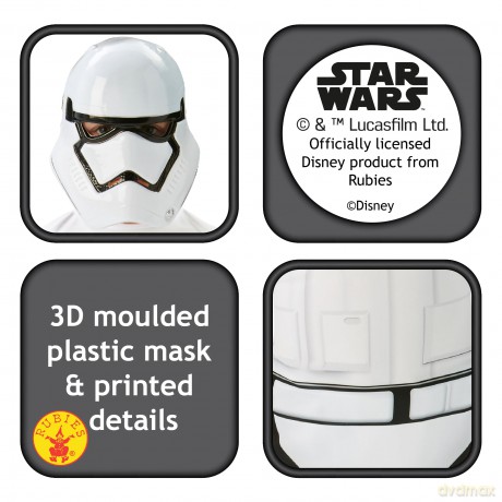 Rubies - Star Wars Costume - Stormtrooper (128 cm)