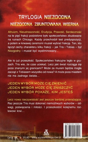 Wierna Tom 3 Niezgodna - Veronica Roth [KSIĄŻKA]