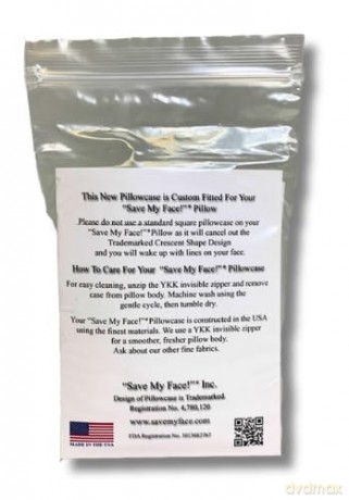 Save My Face - Cover for La Petite 100% Silk White