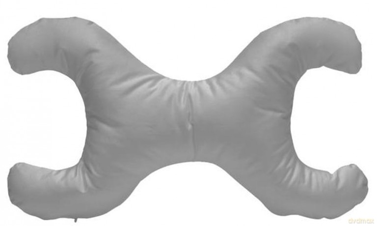 Save My Face - La Petite Small Pillow w. 100% Cotton Cover Grey