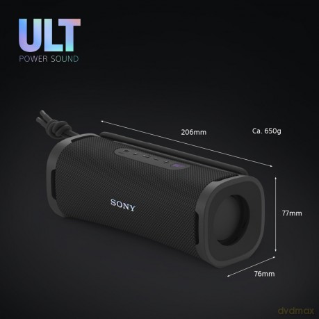 Sony - Portable Bluetooth Speaker Ult Field 1 - Black