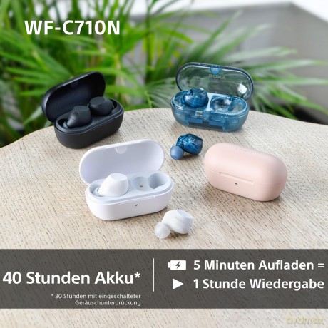 Sony - WF-C710N - True Wireless Noise-Cancelling Earbuds