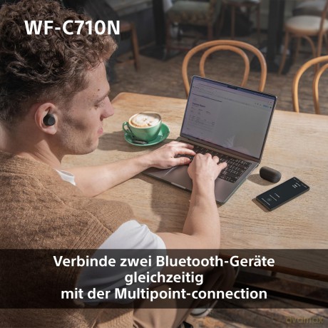 Sony - WF-C710N - True Wireless Noise-Cancelling Earbuds