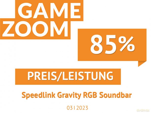 Speedlink - GRAVITY RGB Stereo Soundbar, black