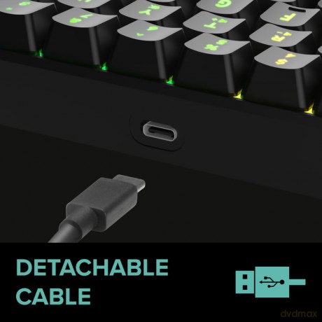 Speedlink - LETOS RGB 60% Gaming Keyboard - US Layout - Black