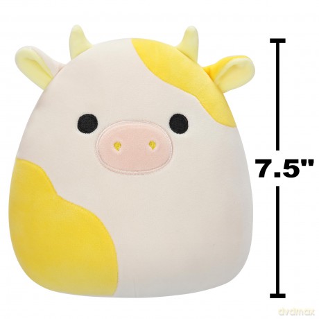 Squishmallows - 19 cm P19 B - Bodie the Yellow and White Cow