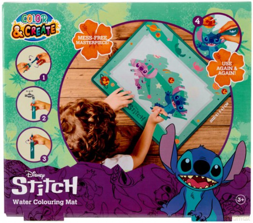 Stitch - Aqua Colouring Playmat (ST24359)