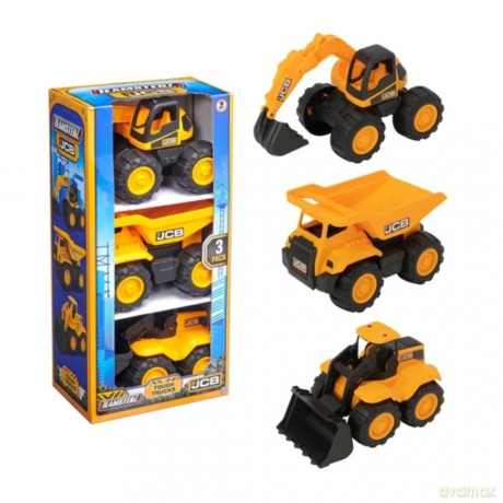 Teamsterz - JCB Tough Trucks 7 inch 3 Pack