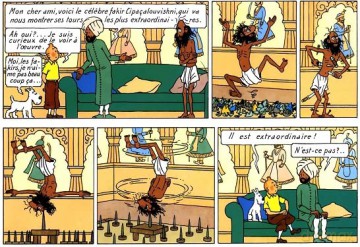 Tintin - The Fakir of The Blue Lotus (Resin Figure)