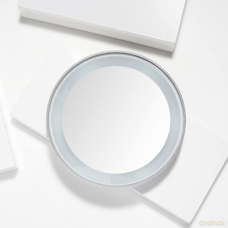 Tweezerman - Lighted 15x Magnifying Mirror - Compact and Portable