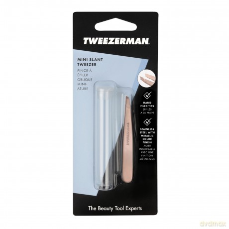 Tweezerman - Mini Slant Tweezer - Rose Gold