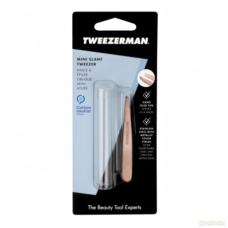 Tweezerman - Mini Slant Tweezer - Rose Gold