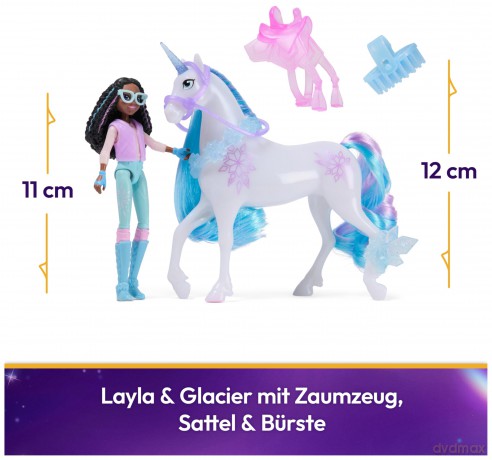 Unicorn Academy - Doll and Unicorn V2 - Layla and Glacier (6072675) [FIGURKA]