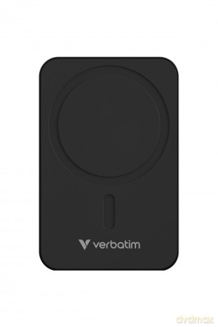 Verbatim - Charge n Go Essentials Power Bank Magnetic Wireless 20000 mAh Black