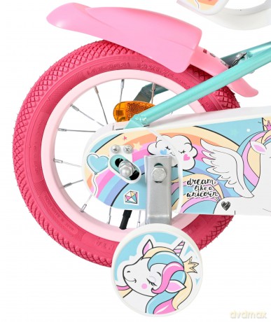Volare - Children's Bicycle 12 - Unicorn Green (61276)